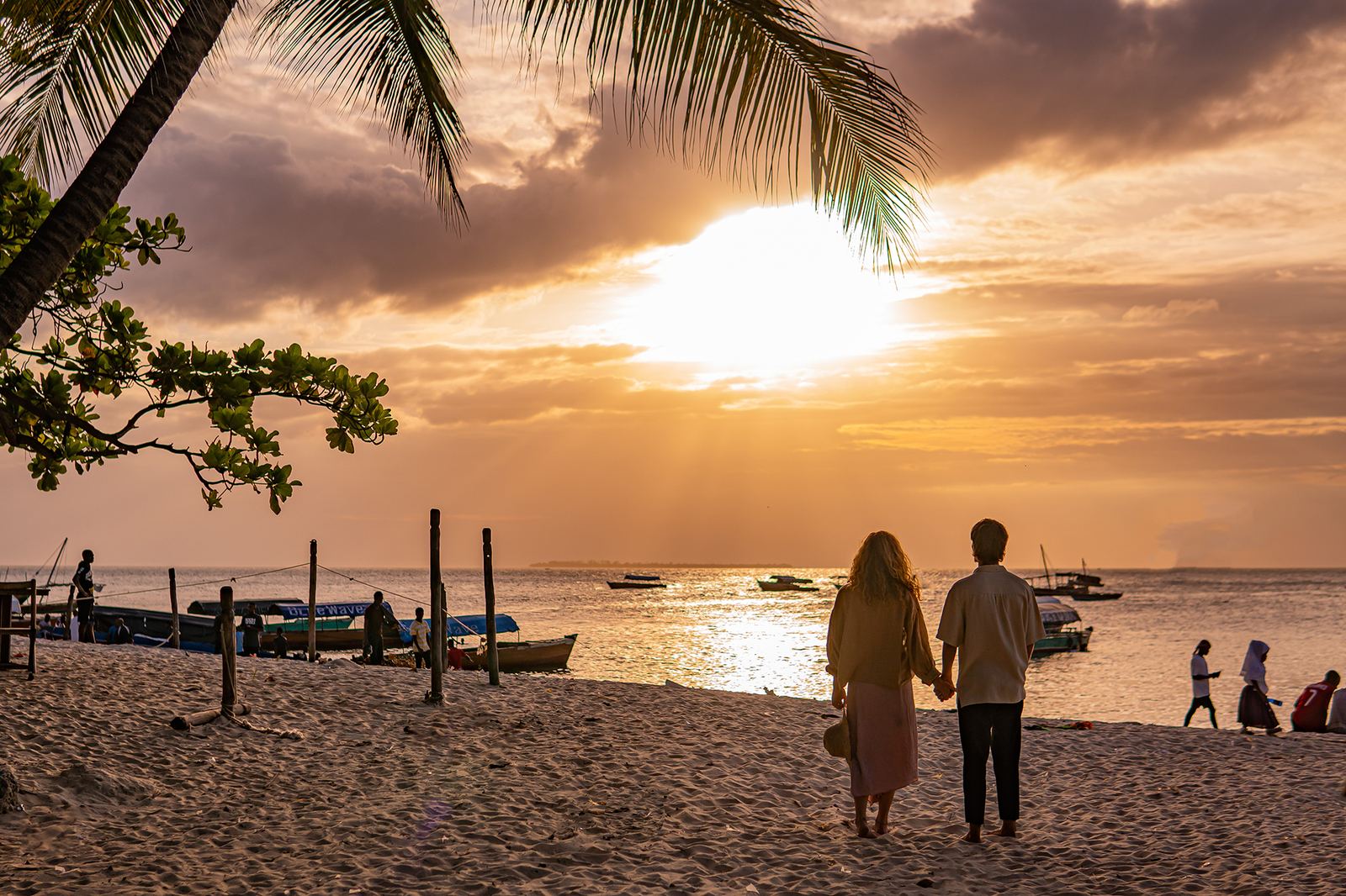The Zanzibar archipelago in the Indian Ocean